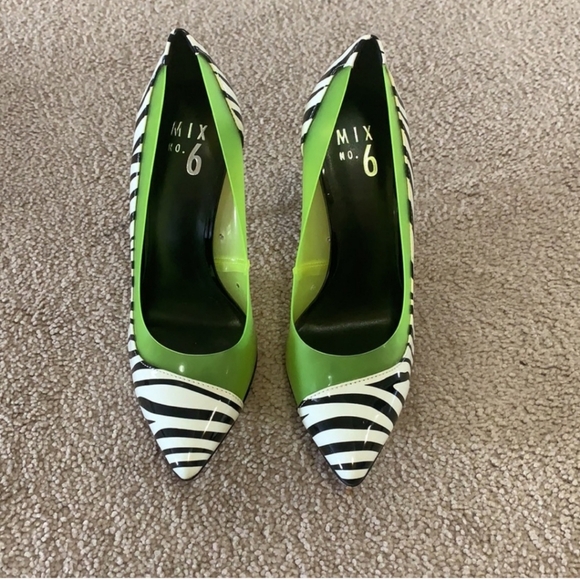 Zebra high heel pumps Without box Mix number 6 brand multicolored - Picture 4 of 5